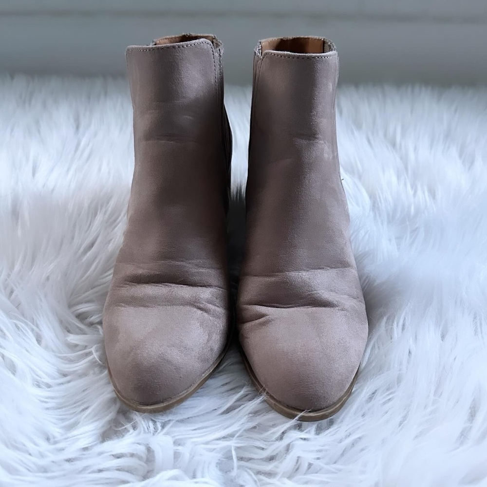 Suede Booties